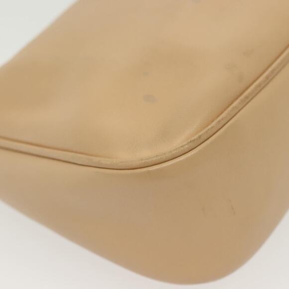 GUCCI Bamboo Shoulder Bag Leather Beige Silver 001 001 - Picture 12 of 16